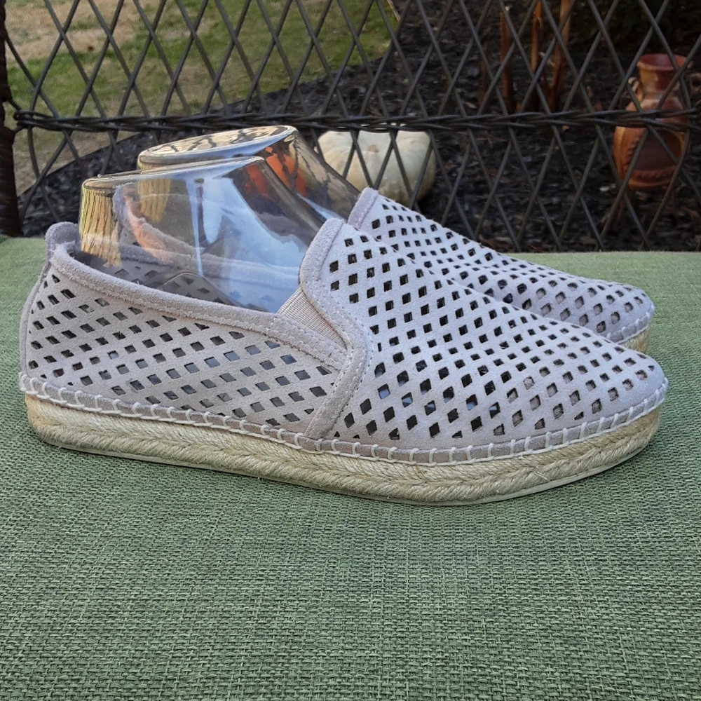STEVE MADDEN Persy Perforated Espadrille Loafers Size 8.5.